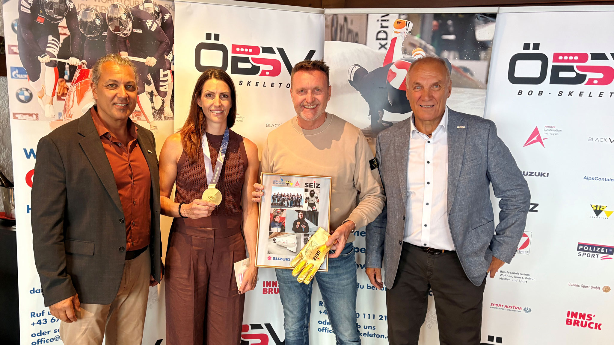 ÖBSV-Familie feiert Olympiagold auf der Seegrube